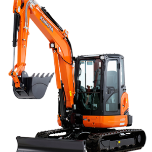 Verhuur graafmachines Kubota