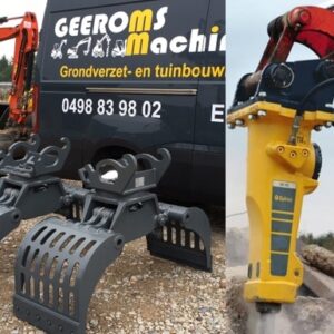 Verhuur graafmachine toebehoren